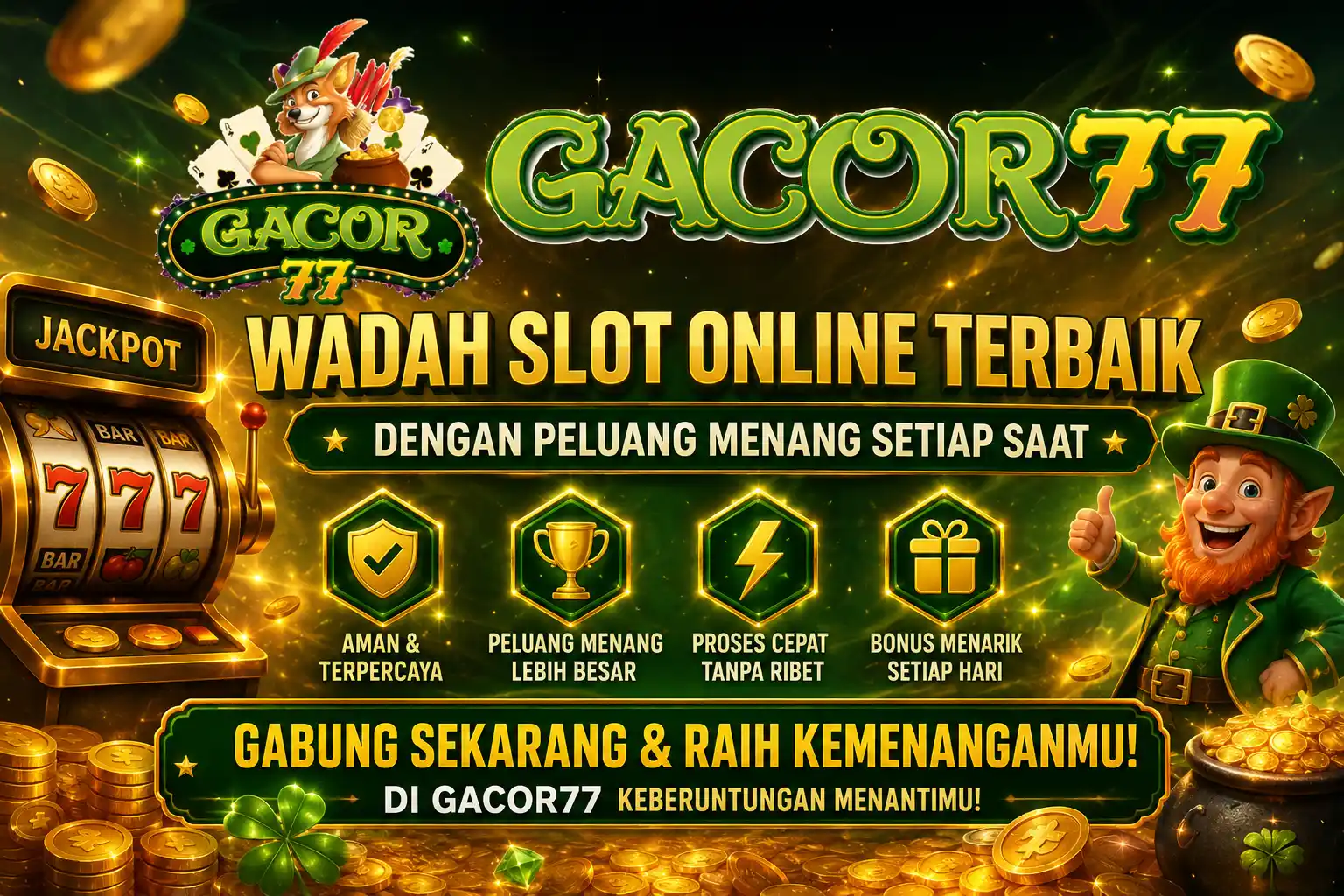 GACOR77 ~ Wadah Slot Online Terbaik Dengan Peluang Menang Setiap Saat