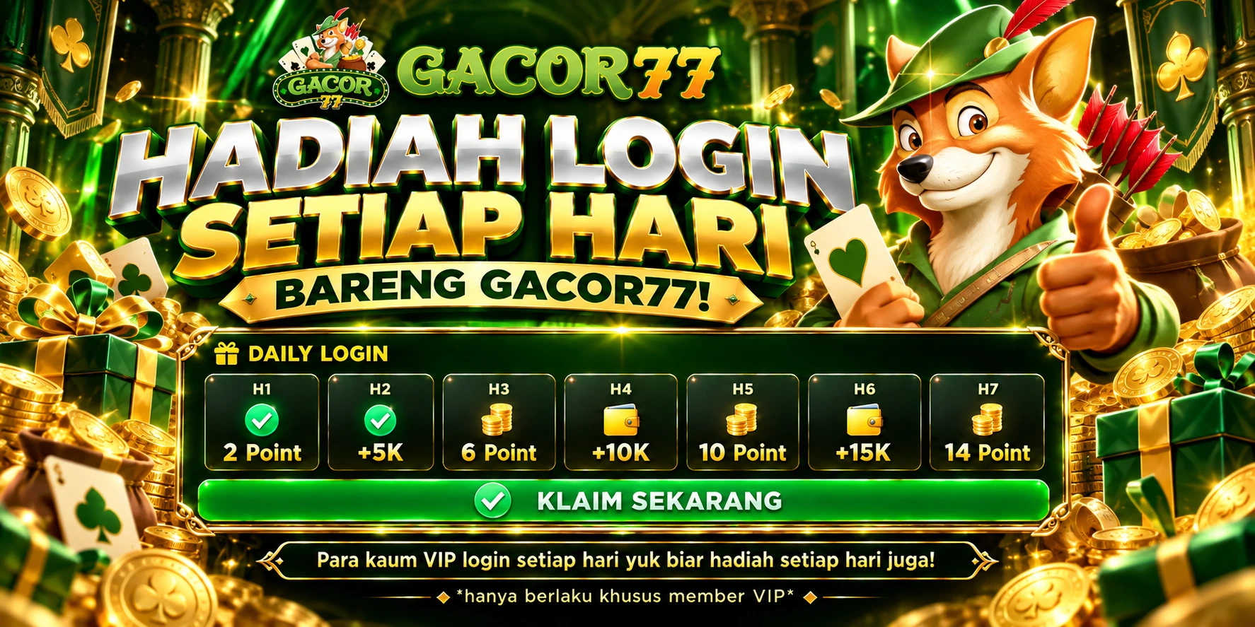 DAILY LOGIN REWARD